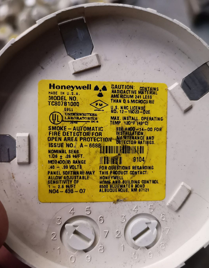 霍尼韋爾煙感清洗